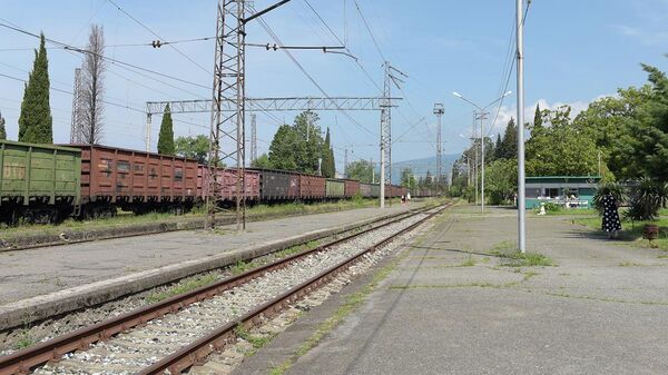 Железнодорожные пути. Архивное фото. - Sputnik Абхазия