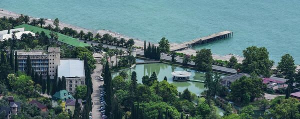 Архивное фото вида Абхазии Архивное фото вида Абхазии - Sputnik Абхазия