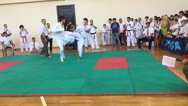 Приемы каратэ шотокан продемонстрировали участники турнира в Сухуме - Sputnik Абхазия