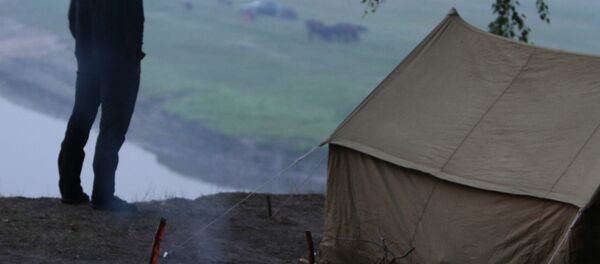Палаточный лагерь. Архивное фото. Палаточный лагерь. Архивное фото. - Sputnik Абхазия