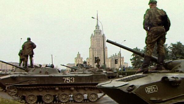 Августовский путч в Москве. Съемки 1991 года - Sputnik Абхазия