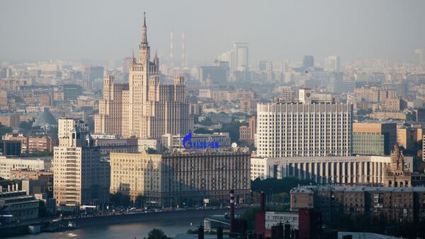Дом правительства РФ и высотное здание на Кудринской площади - Sputnik Абхазия