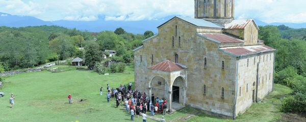 Успение Пресвятой Богородицы. Моквский Успенский собор X в. Успение Пресвятой Богородицы. Моквский Успенский собор X в. - Sputnik Абхазия