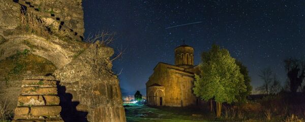 Вид на собор Успения Божьей матери Х века в селе Мыку. Вид на собор Успения Божьей матери Х века в селе Мыку. - Sputnik Аҧсны