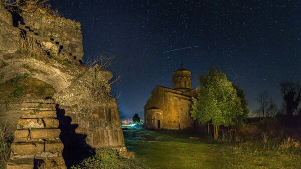 Вид на собор Успения Божьей матери Х века в селе Мыку. - Sputnik Абхазия