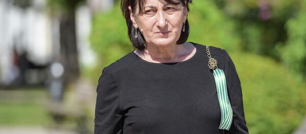 Аҟәа ақалақь ахадара Аҵаратә усбарҭа аиҳабы Лиудмила Адлеиԥҳа Аҟәа ақалақь ахадара Аҵаратә усбарҭа аиҳабы Лиудмила Адлеиԥҳа - Sputnik Аҧсны