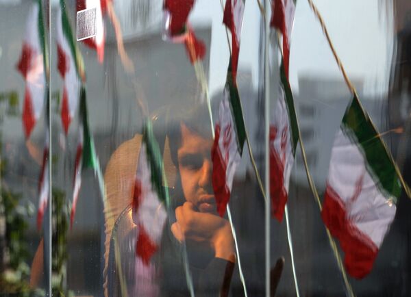 Флаги Ирана, АРХИВНОЕ ФОТО - Sputnik Абхазия