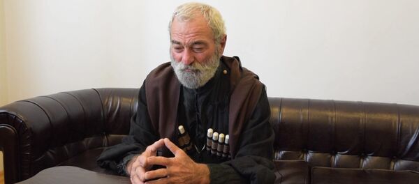 Сергеи Габниа дахцәажәоит аибашьраҿы дзықәшәаз ахҭыс Сергеи Габниа дахцәажәоит аибашьраҿы дзықәшәаз ахҭыс - Sputnik Аҧсны