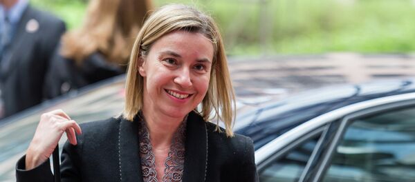 Глава дипломатии ЕС Федерика Могерини. Глава дипломатии ЕС Федерика Могерини. - Sputnik Абхазия