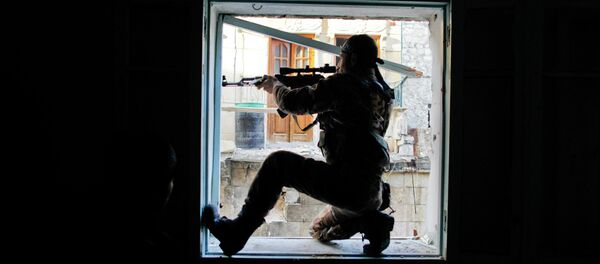 Архивное фото боевиков в Сирии Архивное фото боевиков в Сирии - Sputnik Абхазия