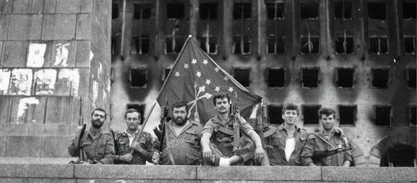 Арсен Гуков (арымарахь ала ахԥатәи). - Sputnik Аҧсны