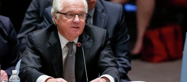 Постоянный представитель РФ при ООН Виталий Чуркин. Архивное фото. Постоянный представитель РФ при ООН Виталий Чуркин. Архивное фото. - Sputnik Абхазия