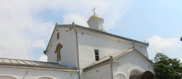 Храм Святого Георгия Победоносца в селе Илор. Храм Святого Георгия Победоносца в селе Илор. - Sputnik Аҧсны