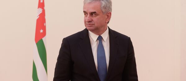 Президент Абхазии Рауль Хаджимба. Президент Абхазии Рауль Хаджимба. - Sputnik Абхазия