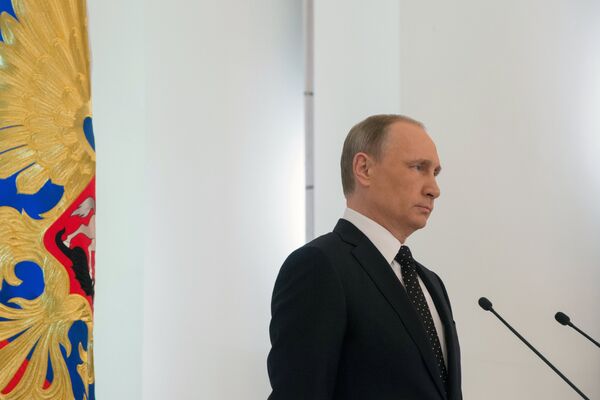 Обращение президента РФ В.Путина с ежегодным посланием к Федеральному Собранию - Sputnik Абхазия