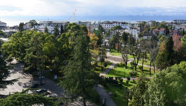 Вид на центральный парк в Сухуме - Sputnik Абхазия