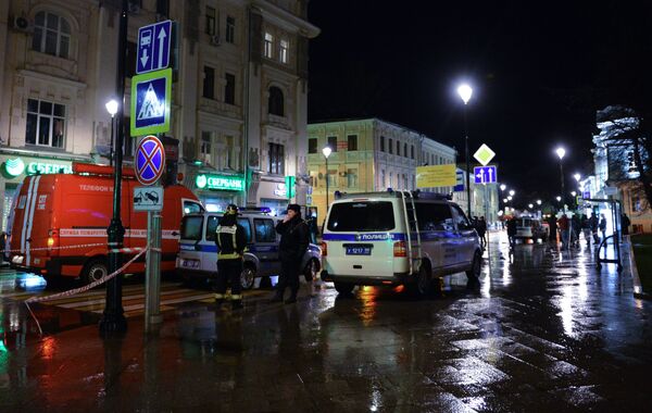 На улице Покровка в центре Москвы произошел взрыв - Sputnik Абхазия