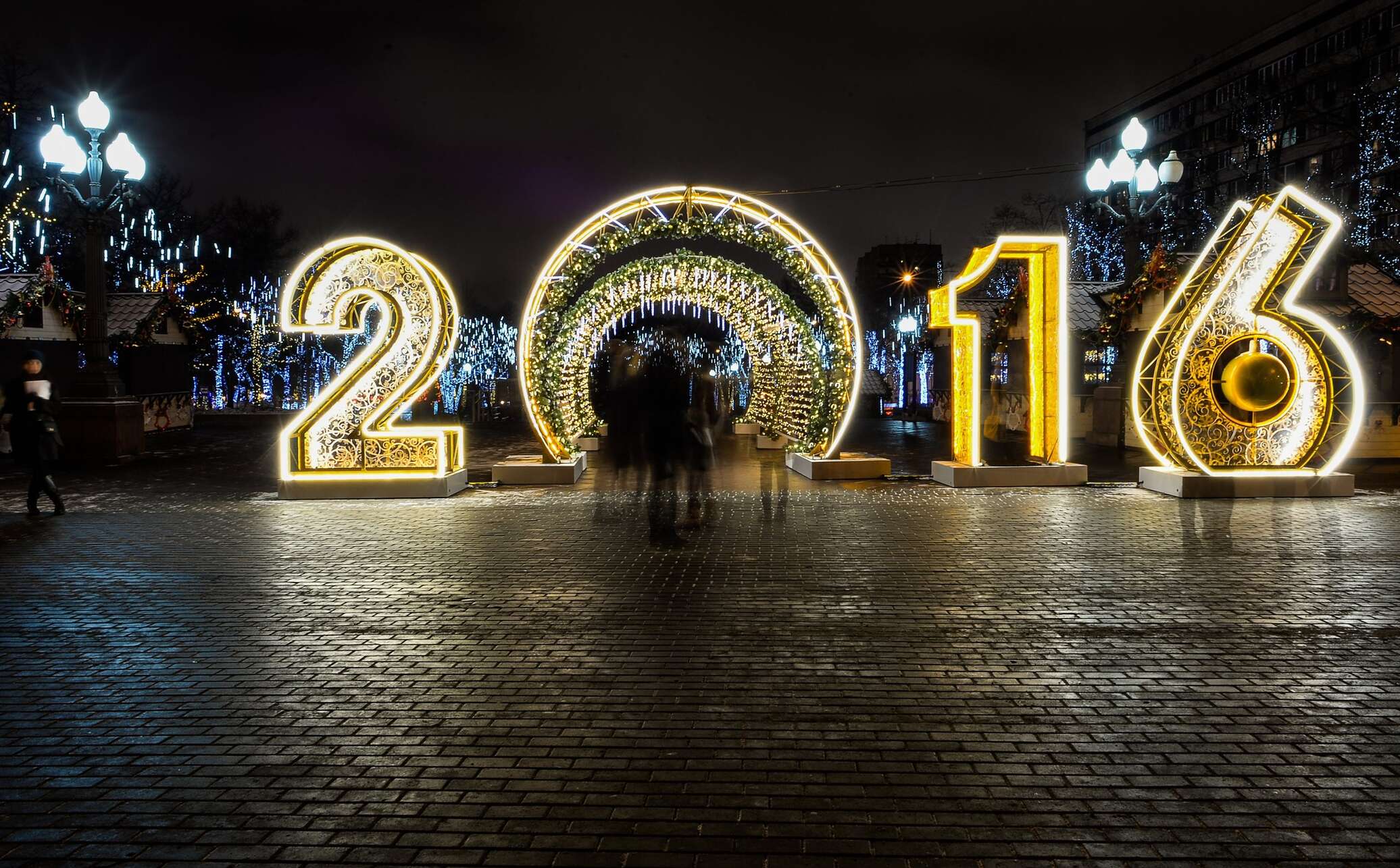 москва 2016 новый год