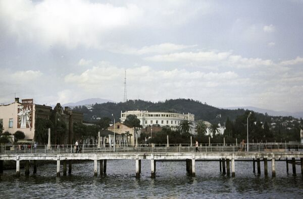 Порт в Сухуме. 01.08.1969 - Sputnik Абхазия