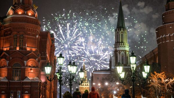 Празднование Нового года в Москве - Sputnik Абхазия