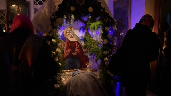 Рождественское богослужение в Сухумском кафедральном соборе. - Sputnik Абхазия