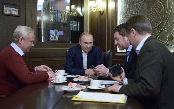 Президент РФ В. Путин дал интервью немецкому изданию Bild. Архивное фото - Sputnik Абхазия