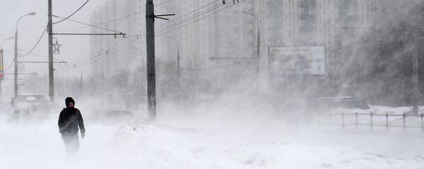 Метель в Москве. Архивное фото - Sputnik Абхазия