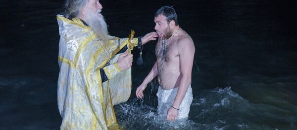 Праздник Крещения в селе Каман Праздник Крещения в селе Каман - Sputnik Абхазия