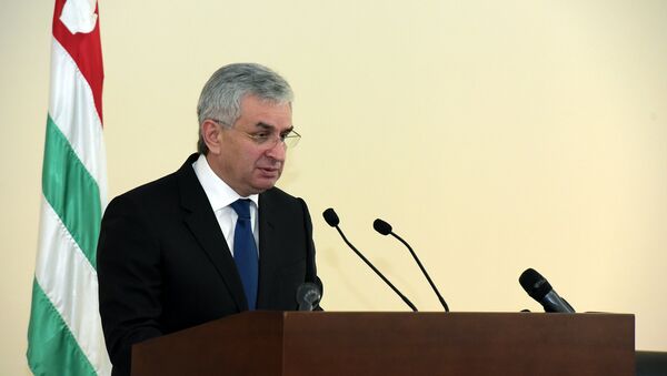 Президент Абхазии Рауль Хаджимба. - Sputnik Абхазия
