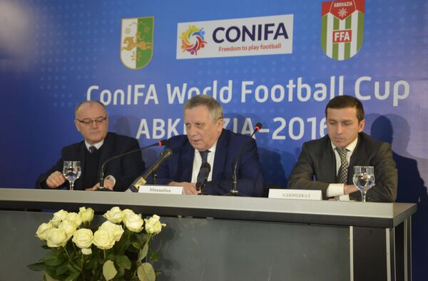 Пресс-конференция CONIFA. - Sputnik Абхазия