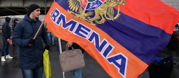 Национальный флаг Армении Национальный флаг Армении - Sputnik Абхазия