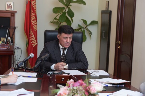 Министр внутренних дел Абхазии Леонид Дзапшба - Sputnik Абхазия