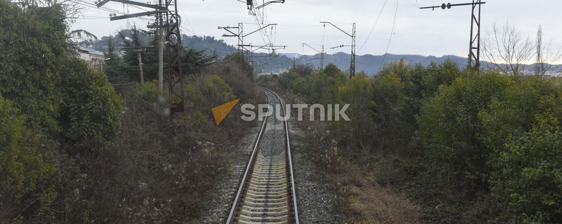 Железнодорожные пути. - Sputnik Абхазия, 1920, 09.02.2021