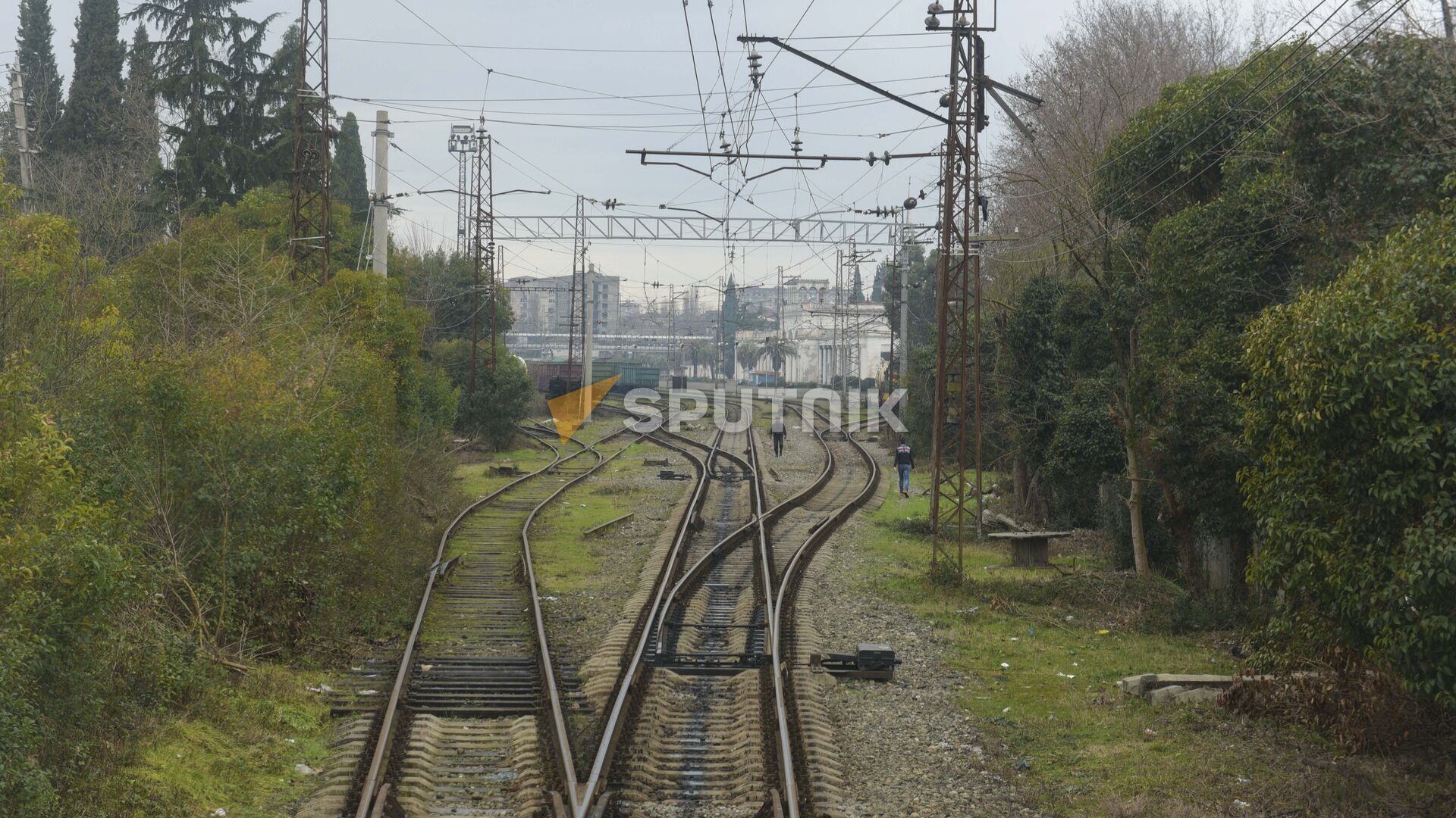 Железная дорога. - Sputnik Абхазия, 1920, 11.02.2021