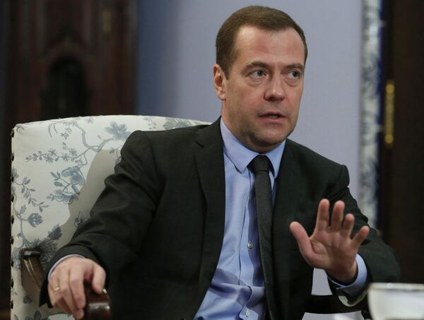 Председатель правительства РФ Дмитрий Медведев. - Sputnik Абхазия