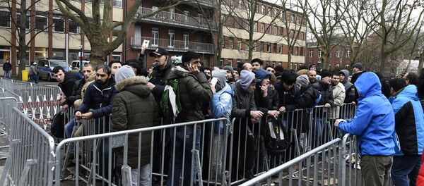 Архивное фото мигрантов в Германии Архивное фото мигрантов в Германии - Sputnik Абхазия