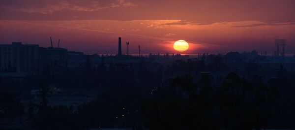 Закат в Сухуме. Закат в Сухуме. - Sputnik Абхазия