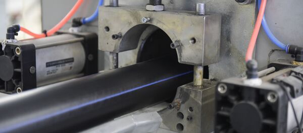 Производство труб в Гудауте. Производство труб в Гудауте. - Sputnik Абхазия