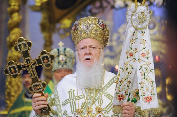 Патриарх Константинопольский Варфоломей (Архондонис Димитриос) . Архивное фото - Sputnik Абхазия