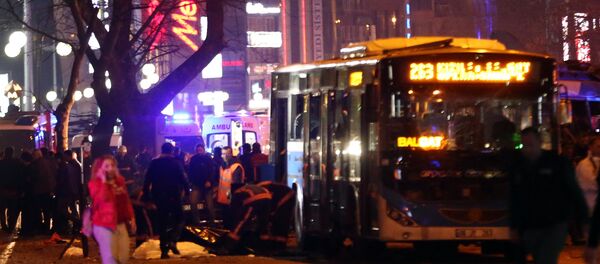 На месте взрыва в Анкаре. - Sputnik Абхазия