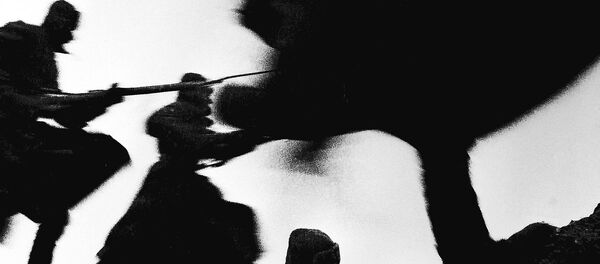 Великая отечественная война.Солдаты идут в атаку. Великая отечественная война.Солдаты идут в атаку. - Sputnik Абхазия