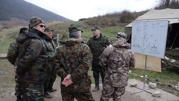 Резервисты Гагры провели боевые учения - Sputnik Абхазия