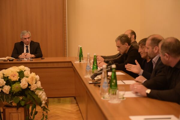 Встреча президента с ассоциацией предпринимателей. - Sputnik Абхазия