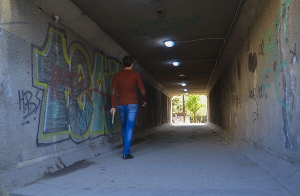 Подземный переход у школы №11 в Сухуме. - Sputnik Абхазия