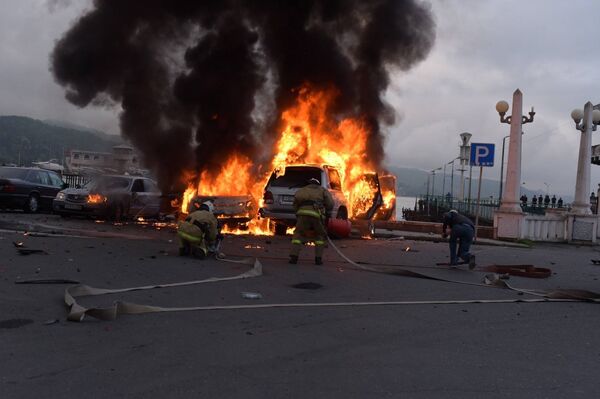 Взрыв машины. - Sputnik Абхазия