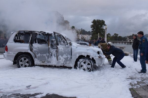 Взрыв машины. - Sputnik Абхазия