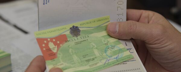 Абхазская виза. Абхазская виза. - Sputnik Абхазия