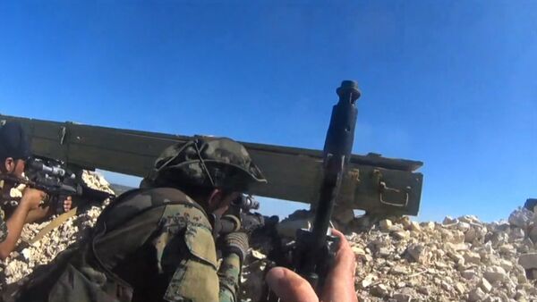 Военные сирийской армии сняли на GoPro обстрелы позиций боевиков в Латакии - Sputnik Абхазия