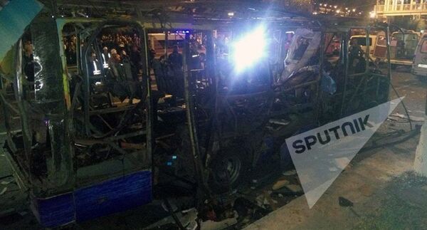 В Ереване взорвался автобус - Sputnik Абхазия