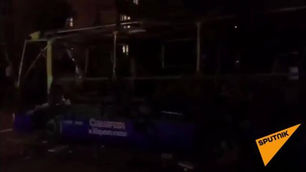 Взрыв автобуса в Ереване. Кадры с места происшествия - Sputnik Абхазия